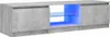 Mobile TV con luci LED grigio cemento 140x40x35,5 cm Anteprima dell’immagine prodotto 5