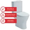 sanicomfort Stand-WC Kombination Paros spülrandlos, inkl. Produktbild-Vorschau 2