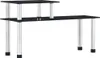 vidaXL Küchenregal Schwarz 45×16×26 cm Hartglas Produktbild-Vorschau 6