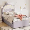 okwish Kinderbett Flachbett 90×200 cm mit ausziehbares Produktbild-Vorschau 4