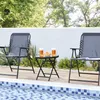 Yaheetech Runder Gartentisch Beistelltisch, klappbar, ø46 Produktbild-Vorschau 6