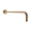 A single shower arm with a brushed bronze finish, mounted on a white background. Produktbild-Vorschau