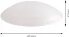 Walteco Dveřní zarážka, průměr 40mm, samolepicí, Náhled obrázku produktu 2