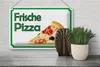 Blechschild  Hinweis frische Pizza Verkauf, 30x20 cm, Produktbild-Vorschau 5