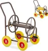Carrello portatubo Relaxdays, fino a 60 m, 4 ruote in gomma Anteprima dell’immagine prodotto 1