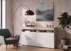 Große Kommode Fernsehschrank LUNA 3D Kaschmir/Weiß Produktbild-Vorschau 2