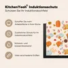 KitchenYeah© Herdabdeckplatte Kürbis - Kürbis - Blumen - Produktbild-Vorschau 6
