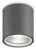 Plafonnier moderne Gun Aluminium Anthracite 1 Lumière Gu10 Voir les images du produit 1