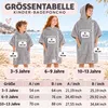 CalmyBEACH Frottee Poncho Badeponcho Kinder Bademantel  - Produktbild-Vorschau 5