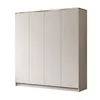 A four-door wardrobe with a minimalist design, presented against a white background. Produktbild-Vorschau