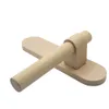Türklinke mit Langschild  1 Paar Beige Modernes Design Produktbild-Vorschau 5