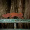 Rostiges Eichhörnchen zum Schraube in Holz, Gartenstecker Produktbild-Vorschau 4