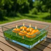 Gala Orange Schwimmkerzen – 20er-Set Ø 45×30 mm | Produktbild-Vorschau 2