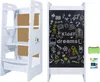CCLIFE Lernturm mit Tafel, Weiß, Montessori Küchenhelfer, Produktbild-Vorschau 1
