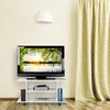 Meuble TV Relaxdays à roulettes, 4 étagères ouvertes, table Voir les images du produit 2