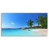 DEQORI Hybrid Leinwand Bild 60x30 cm 'Bilderbuchstrand ' Produktbild-Vorschau 2