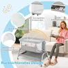 3 in 1 Baby Beistellbett, 90 × 55cm Reisebett mit Matratze, Produktbild-Vorschau 6