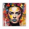 DEQORI Glasbild Echtglas 50x50 cm 'Lebendige Aura' Wandbild Produktbild-Vorschau 2