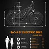 Elektrofahrrad Mountainbike 26 Zoll 4.0 Breitreifen 21-Gang Produktbild-Vorschau 4