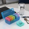WELLGRO Tablettenbox 7 Tage 2 Fächer – Pillenbox mit großen Produktbild-Vorschau 5
