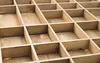 Woodweaver Holzregal | 28 Fächer | 45x40x3,5cm | Hellbraun Produktbild-Vorschau 6