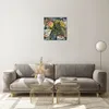 Bilder auf glas - Einteilig - Blätter modern bunt - 40x40cm Produktbild-Vorschau 7