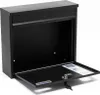 Cassetta postale Wiltec V12 nera 362 x 115 x 315 mm, Anteprima dell’immagine prodotto 2