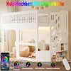 Kinderbed met verhoging, 90 x 200 cm, met opbergruimte in Productafbeelding-voorbeeld 4