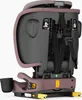 The back view of a pink and gray car seat. Náhled obrázku produktu