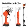 3-in-1 Akku-Bodenfräse, 100mm, elektrische Gartenfräse Mit Produktbild-Vorschau 12