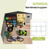 HOMAVO Gerätehaus Metall mit Pultdach, Gartenhaus Metall Produktbild-Vorschau 7