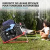 Wiltec Kit Cric lève Tracteur Tondeuse avec Adaptateur pour Voir les images du produit 2
