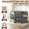UISEBRT Achtseitiger Tierauslauf 81x81x45cm, Stabiler Produktbild-Vorschau 5