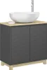 Toaletní skříňka pro umyvadlo Vicco Livia Antracit 60 x 60 Náhled obrázku produktu 6