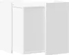 vidaXL Kuweta biała 53x53x51 cm Materiał drewnopochodny Podgląd zdjęcia produktu 5