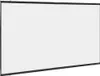A white projection screen with a black border, hanging from a hook. Podgląd zdjęcia produktu