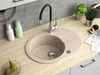 Granitspüle - Spülbecken - Küchenspüle - 58 x 42 cm - Beige Produktbild-Vorschau 3