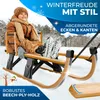 KESSER® Holzschlitten Premium Schlitten faltbar Kinder Produktbild-Vorschau 5