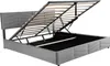 OKWISH Lit coffre 180x200 - Lit Double Capitonné avec Tête Voir les images du produit 9