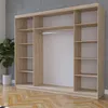 Schwebetürenschrank Alba 250 cm Sonoma/Sonoma, ohne Spiegel Produktbild-Vorschau 4