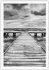 Poster - Poster ohne Rahmen - Brücke Meer Welle - 70x100 cm Produktbild-Vorschau 1