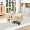 2 in 1 Learning Tower für Kinder,Montessori Stehhilfe mit Produktbild-Vorschau 4