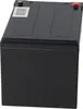 A black battery with a label on top. Produktbild-Vorschau