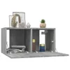 vidaXL TV-Wandschrank Grau Sonoma 60x30x30 cm Holzwerkstoff Produktbild-Vorschau 3