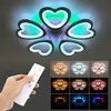 60W Herz LED Deckenleuchte mit RGB Backlamp, Dimmbare mit Produktbild-Vorschau 3