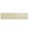 vidaXL Schermo privacy per balcone crema 120x500 cm Tessuto Anteprima dell’immagine prodotto 4
