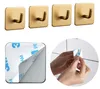 DEKAZIA® 4er-Set Klebehaken Gold – Garderobenhaken, Produktbild-Vorschau 1