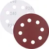 P240 Schleifpapier, Schleifscheibe - Universal (rot) 125mm, Produktbild-Vorschau 1