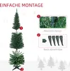 An illustration showing the assembly of a Christmas tree, with numbered steps and descriptive text. Produktbild-Vorschau
