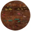 vidaXL Plateau de table Ø 60x1,5 cm Rond Vieux bois massif Voir les images du produit 8
